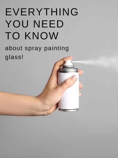 Everything you need to know about spray painting glass - The Farmhouse Life Spray Painting Glass, Spray Paint Mason Jars, Painting Mason Jars, Glass Spray Paint, Home Decor Living Room Ideas, Artwork Frames, Farmhouse Life, Crafts Aesthetic, Painting Glass Jars