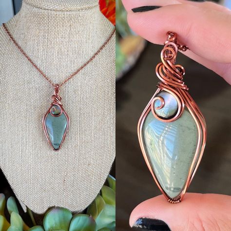 Crystal Jewelry Ideas, Bead Embroidered Bracelet, Abalone Shell Necklace, Wire Wrapped Stone Jewelry, Wire Wrap Jewelry Designs, Wire Wrapped Jewelry Diy, Bijoux Fil Aluminium, Imperial Jasper, Gilbert Az