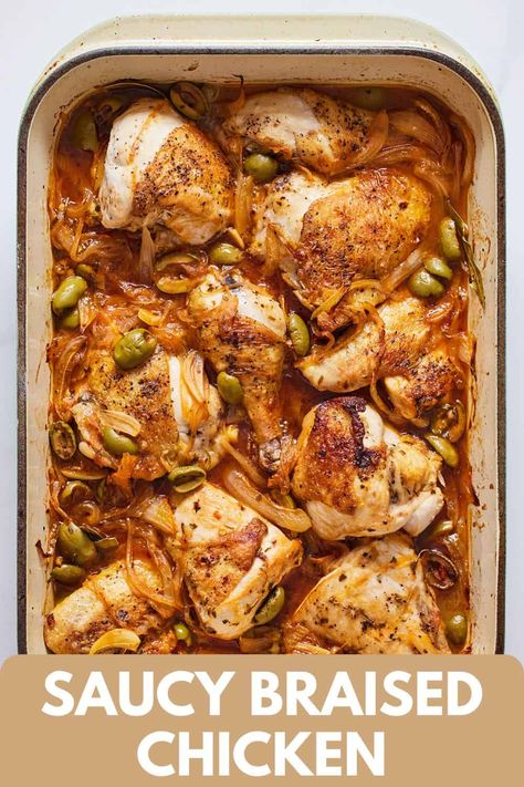 Chicken Braised Recipes, Braised Chicken Quarters Recipe, Braised Chicken Leg Recipes, Braised Chicken Leg Quarter Recipes, Braised Chicken Drumsticks Recipe, Braised Drumsticks, Braised Meals, Braised Chicken Drumsticks, Braiser Recipes