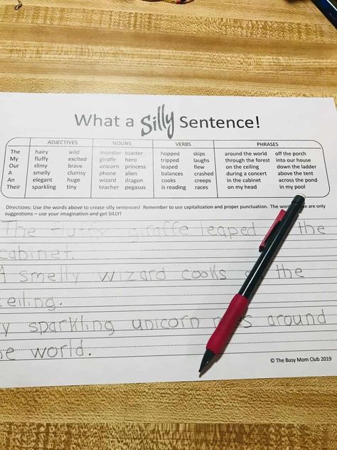 Learning To Write Sentences, Sentence Building Activities 3rd Grade, Fun Sentence Writing Activities, Build A Sentence Activity, Writing Sentences Activities, Handwriting Intervention, Sentence Building Activities, Writing Interventions, Sentence Writing Activities