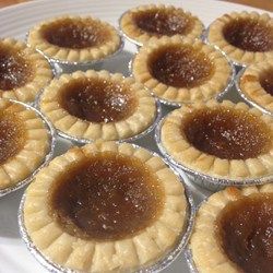 Sandra's Butter Tarts - Allrecipes.com Butter Tarts Filling Recipe, Best Butter Tart Recipe, Butter Tarts Recipe, Frozen Tart Shells, Tart Shells Recipe, Goodies Recipes, Egg Tart Recipe, Easy Tart Recipes, Homemade Pie Crust Recipe