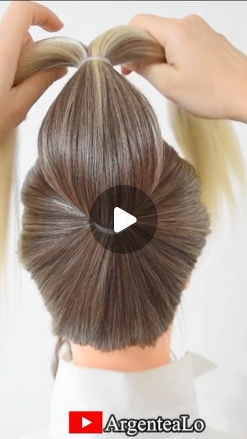 Short Hair Updo Easy, Updos Tutorials, Updo Easy, Formal Hairstyles For Short Hair, Short Hair Updo Tutorial, Easy Bun Hairstyles For Long Hair, Hair Updos Tutorials, Frame House Plans, Braids For Medium Length Hair