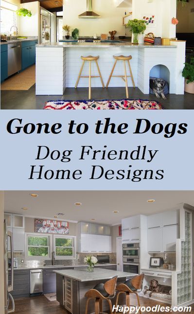 As more and more people choose to share their homes with their fury best friend interior design experts show us that they are up to the challenge of designing homes that are dog friendly.   Check out these innovative custom kitchen designs that give dogs a place of their own without taking up much space. Dog Interior Design, Dog Pampering, Pet Friendly Living Room, Pet Friendly Flooring, Dog Friendly Home, Dog Spaces, Dog Room, Dog Home Decor, Custom Kitchens Design