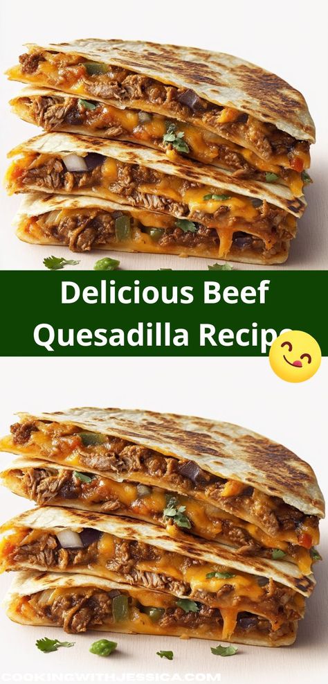 Craving a delicious and satisfying meal? This Beef Quesadilla Recipe is the perfect choice. It’s packed with flavor and comes together quickly, making it an ideal option for busy family dinners. Ground Beef Quesadilla Recipes, Beef Quesadilla Recipes, Beef Ground Recipes, Quesadilla Recipes Beef, Ground Beef Quesadillas, Quick Ground Beef Recipes, Quesadilla Recipes Easy, Beef Quesadillas, Beef Dinner Ideas