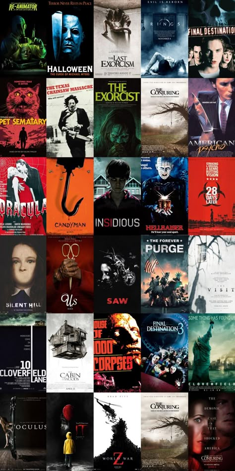 Horror Movie Classics, Scary Films Horror Movies, List Of Horror Movies To Watch, Horror Movies For Halloween, Spooky Halloween Movies, Horror Movies 2024, The Best Horror Movies, Halloween Wallpaper Horror Movie, Fall Horror Aesthetic