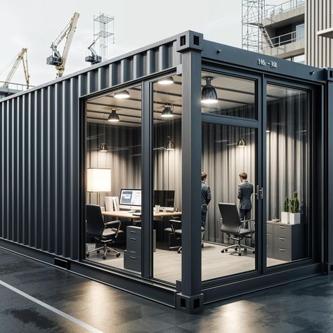 📦 Transform your workspace with Saman Portable's Shipping Container Offices! These offices are fast to set up, eco-friendly, and customizable to meet your business needs. Perfect for businesses in Bangalore. Get free delivery in Bangalore! 🚚 #construction #realestate #containerhouses #portablecabins #containerhomes #portableoffice #containeroffice 👉 https://www.samanportable.com/product/shipping-container-office/ Office Shipping Container, Container Office Design Interiors, Shipping Container Office Ideas, Shipping Container Store, Container Studio, Urban Block, Office Container, Container Shops, Shipping Container Office