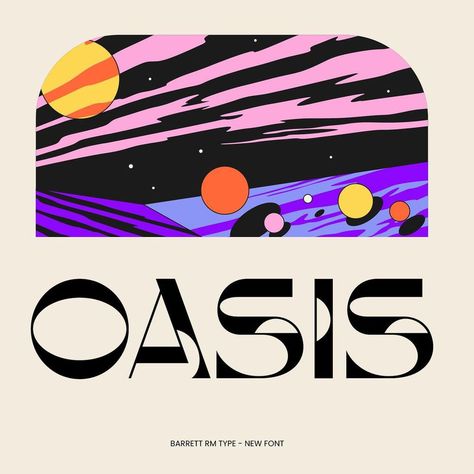 Type Tuesday: Oasis (Not the Band) is Out of This World Font Packs, Font Inspiration, Typeface Design, Futurism, Retro Futurism, Print Magazine, 로고 디자인, New Fonts, Font Bundles