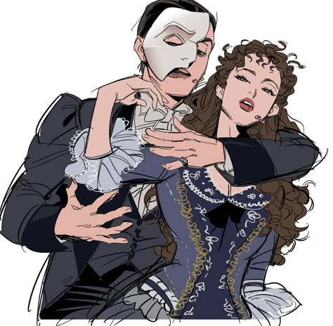 Poto Fanart, Theater Drawing, Phantom Aesthetic, Erik Destler, Theatre Aesthetic, Opera Ghost, الفن الرقمي, Art Male, Christine Daae