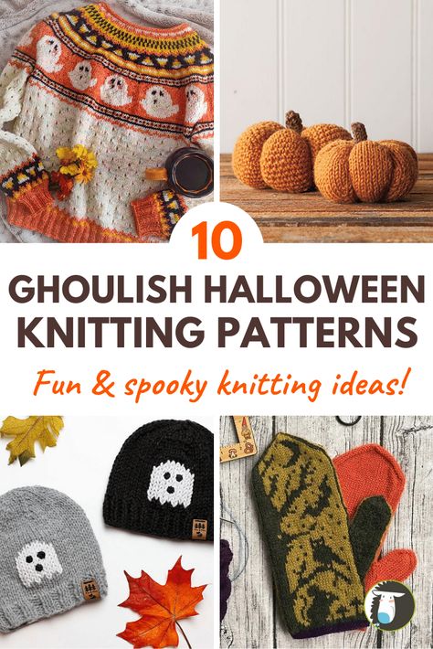 Halloween Knits, Knitting Halloween, Knit Halloween, Halloween Knitting Patterns, Halloween Knitting, Colorwork Knitting Patterns, Holiday Knits, Creative Knitting, Fall Knitting