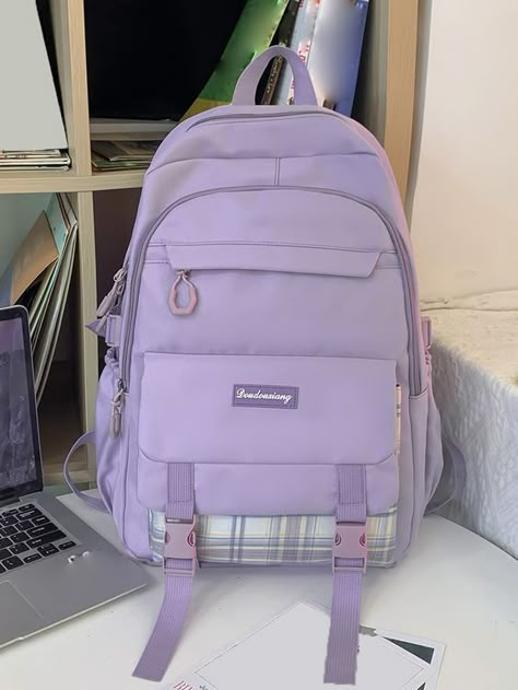 College Bags For Girls, Black School Bags, Cute School Bags, Stylish School Bags, School Bag Essentials, Aesthetic Backpack, Creative Bag, Functional Backpack, My Style Bags