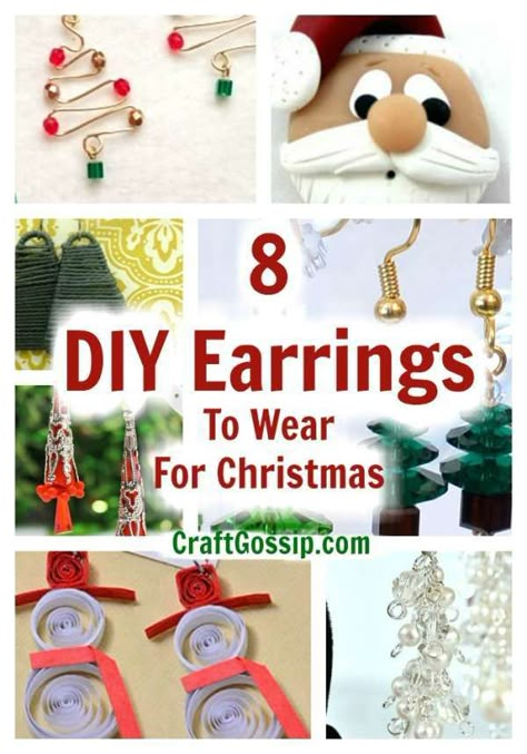 These Christmas tutorials are all for Earrings that are perfect for the festive season. All of these links lead to DIY earring tutorials. They are easy to follow with photos to guide you along. If you are looking to buy … Read More... Earring Ideas For 4 Holes, Homemade Christmas Jewelry, Christmas Earrings Diy Beads, Diy Dangle Earrings Tutorials, Christmas Jewelry Diy Earrings, Diy Christmas Pins To Wear, Christmas Earing Diy, Christmas Earrings To Make, Diy Christmas Earrings Easy