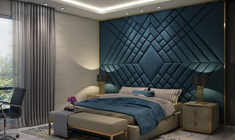 Luxury Bedroom Interior Design, Luxury Bedroom Interior, Bed Back Design, Bedroom Interior Design Luxury, Headboard Design, Bedroom Wall Designs, Luxury Bedroom Design, Bed Design Modern, Bedroom Decor Design