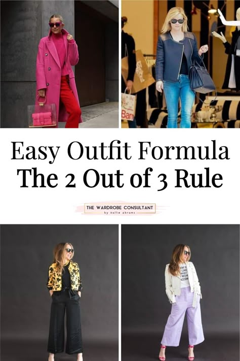 2023 Outfit Formulas, Same Color Top And Bottom Outfit, Colorful Stylish Outfits, 3 Colour Rule In Fashion, Add Color To Outfits, Unexpected Outfit Combo, Several Outfits Few Pieces, Milenial Outfit Fashion 2023, 2 Color Outfits