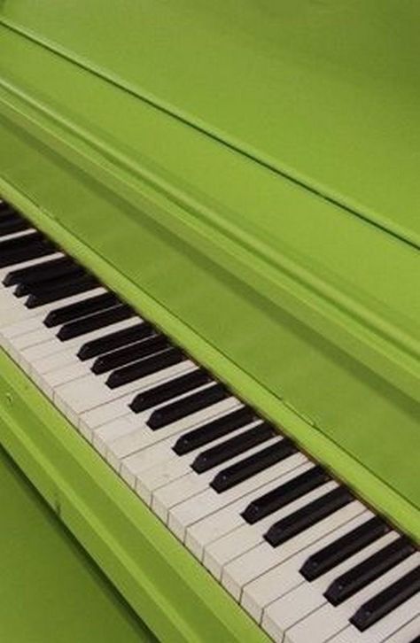 Aesthetic Piano, Music Is My Medicine, Express My Feelings, Painted Pianos, Color Explosion, Green Photo, My Feelings, Aesthetic Blue, Simple Green