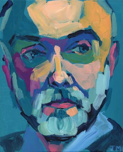 Half-Hour Portraits — jessica miller Jessica Miller, Abstract Portrait Painting, Abstract Portraits, 얼굴 드로잉, Portraiture Painting, Contemporary Portrait, Fauvism, Colorful Portrait, Arte Inspo