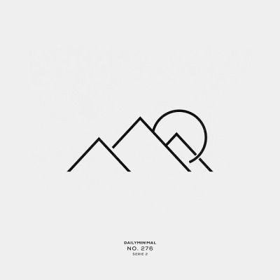 Berg Tattoo, Daily Minimal, Mountain Tattoo Simple, Tattoo Ideas Males, Arte Doodle, Minimal Drawings, Geometric Tattoo Design, Tattoos Geometric, Mountain Tattoo