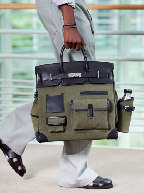 HAC Cargo - Hermès Hermes Birkin Handbags, Hermes Men, Balenciaga Bag, Men's Bags, 가을 패션, Coach Swagger Bag, Bag Design, Hermes Bag, Hermes Bags