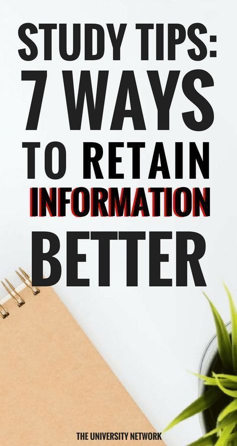 7 ways to retain information better How To Retain Information, Retain Information, Tips Study, Effective Study Tips, College Advice, Exams Tips, Study Techniques, Study Methods, Study Smarter