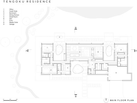 Clb Architects, Japanese Courtyard House, Fireplace Facing, Modern Courtyard, Courtyard Gardens, Cedar Cladding, Jackson Wyoming, Double Sided Fireplace, Courtyard House Plans