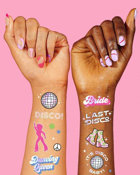 Shop All | xo, Fetti Disco Birthday Party Ideas, Bach Party Themes, Bachelorette Temporary Tattoos, Bach Party Decorations, Birthday Party Favor Ideas, Baby Shower Favor Ideas, Sweet 16 Party Favors, 16 Tattoo, 1st Rodeo