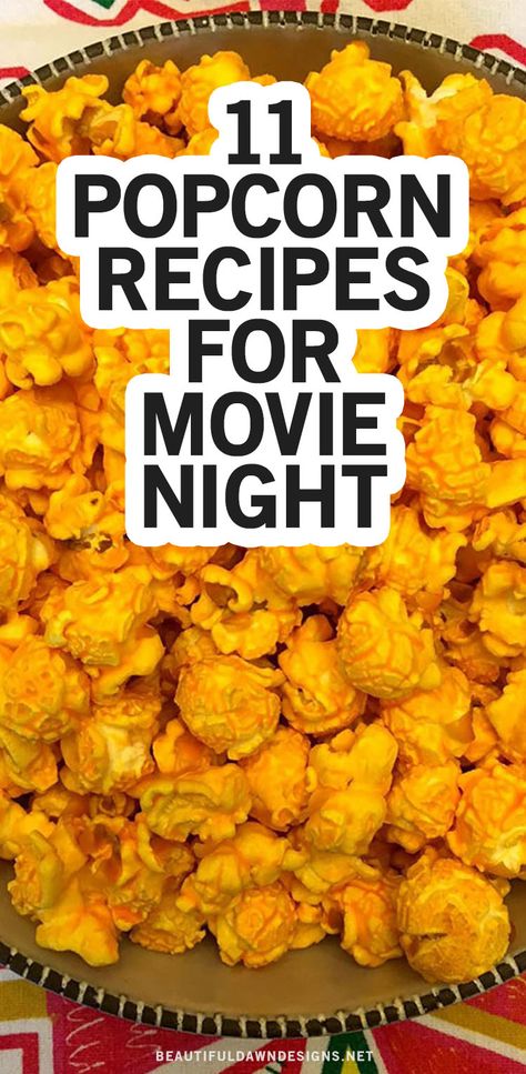 Caramel And Cheese Popcorn, Hot And Spicy Popcorn, Tv Snacks Movie Nights, Popcorn Dipping Sauce, Popcorn Drizzle Recipes, Diy Cheddar Popcorn, How To Make Microwave Popcorn Better, At Home Movie Night Snacks, Special Popcorn Recipes