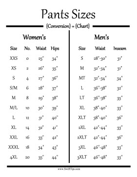 Men and women can determine their pants sizes by their measurements in the waist, hips, and inseam with this clothing conversion chart. Free to download and print Women Pants Size Chart, Gilet Kimono, Pants Size Chart, Sewing Measurements, Trendy Sewing Patterns, Sewing Pants, Pants Sewing, Trendy Sewing, Pants Sewing Pattern