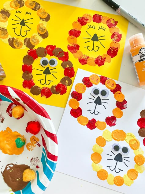 Wild Animal Art And Craft For Preschool, Activities For Wild Animals, Lion Art And Craft Preschool, Tiger Activity For Preschool, Lion Arts And Crafts For Kids, Tiger Art Preschool, World Animal Day Activities For Kids, Animals Day Activities For Kids, Preschool Lion Craft