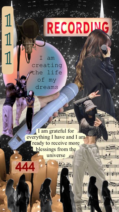 #affirmations Famous Singer Affirmations, Singer Affirmations, Singing Affirmations, Fame Affirmations, Kpop Dream, Music Setup, Singer Aesthetic, Career Affirmations, I Am A Singer