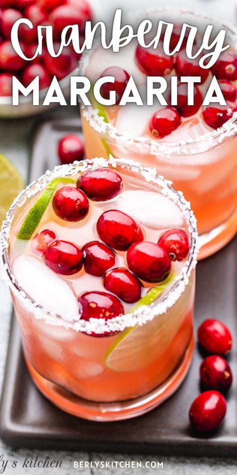 Cranberry margarita in a glass with fresh cranberries. Recipes With Gin, Cranberry Margaritas, Pumpkin Coffee Cake, Cranberry Margarita, Glory Muffins, Morning Glory Muffins, Pumpkin Coffee Cakes, Gin Recipes, Seasonal Cocktail