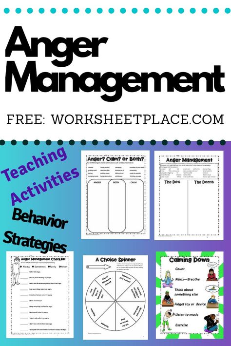 Free resources for teaching anger management and coping skills. Anger Management Activities For Teens, Social Work Worksheets, Anger Management Activities For Kids, Anger Coping Skills, Anger Worksheets, Anger Management For Kids, Anger Management Strategies, Anger Management Activities, Kids Coping Skills