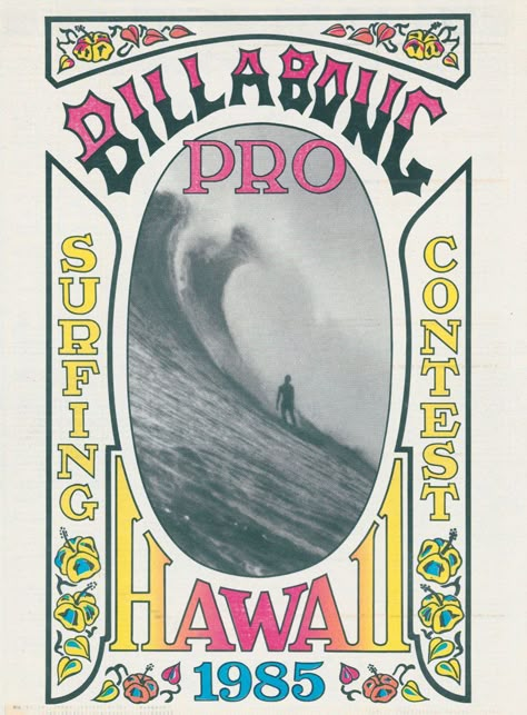 vintage billabong poster Billabong Poster, Vintage Beach Posters, Surf Room Decor, Bedroom Decor Posters, Photowall Ideas, Surf Room, Beach Wall Collage, Family Bedroom, Surf Poster