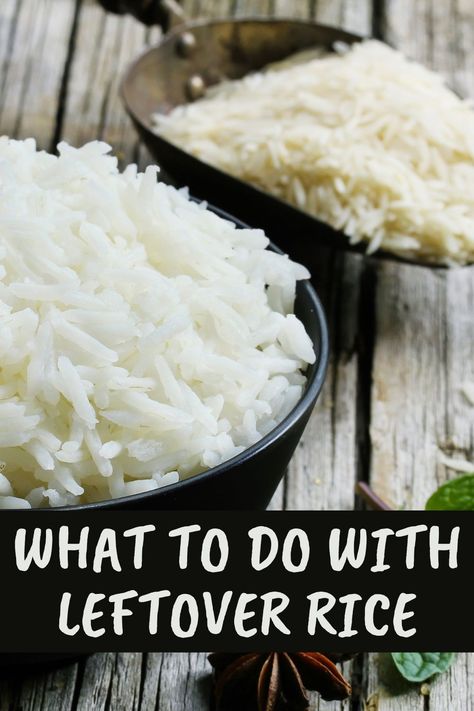 What To Do With White Rice, What To Put On White Rice, Things To Do With White Rice, What To Make With Cooked Rice, Leftovers Rice Recipes, Meals With Leftover Rice, Leftover Chinese Food Ideas, Dinner That Makes Good Leftovers, Things To Do With Leftover Rice