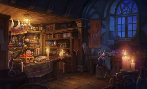 https://www.artstation.com/artwork/mq5GNd Fantasy Shop Art, Herbalist Shop, Fantasy Store, Fantasy Shop, Dnd Homebrew, Fantasy Rooms, Fantasy Background, Forgotten Realms, Dnd Maps