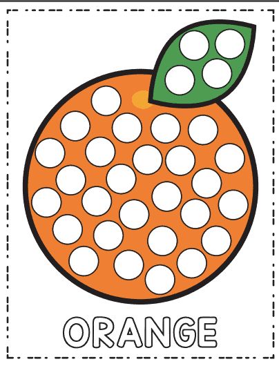 Preschool Alphabet Printables, Toddler Fine Motor Activities, Toddler Fine Motor, Summer Activities For Toddlers, Craft Activities For Toddlers, Daycare Themes, Prek Crafts, Fruit Crafts, Orange Craft