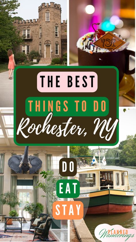 Rochester Ny Food, Things To Do In Rochester Ny, Rochester Ny Aesthetic, New York Day Trip, Anniversary Destinations, Niagara Falls Trip, York Things To Do, Finger Lakes Ny, Westchester New York