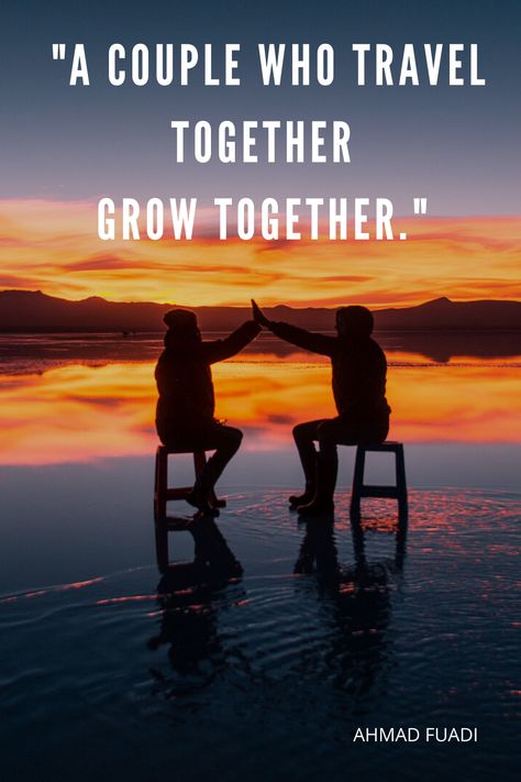 Caption Untuk Instagram, Couple Travel Quotes, Together Quotes, Romantic Questions, Romantic Travel Quotes, Travel Captions, Couple Travel, Travel Quotes Adventure, Adventure Couple