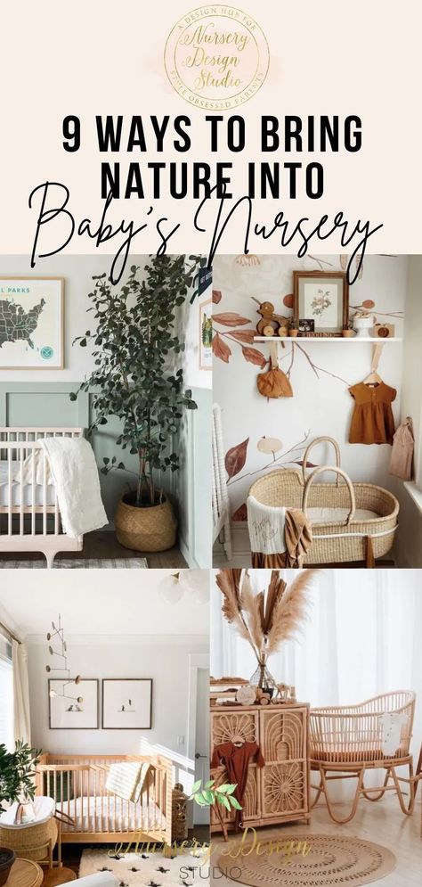 Consider extending your love for the wilderness to your baby's first environment - the nursery. Ahead- our favorite ways to bring nature into the nursery. Shared Nursery Ideas, Wilderness Nursery, Boys Nursery Ideas, Girls Nursery Ideas, Nursery Ideas Neutral, Shared Nursery, Small Nursery Ideas, Neutral Nursery Ideas, Small Nursery