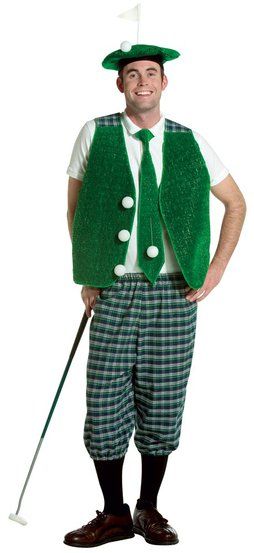 Mens Funny Adult Golf Costume Golf Halloween Costume, Pub Crawl Ideas, Golf Costume, Golf Costumes, Alice In Wonderland Event, Golf Themed Party, Trick And Treat, Sports Costume, The Ghouls