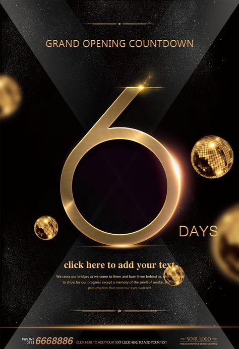 Black Countdown Real Estate Golden Poster#pikbest#Templates#Poster#Promotion Golden Poster Design, Awards Graphic Design, Black And Gold Graphic Design, New Years Poster Design, Countdown Poster Design, Promotion Ads Design, Black And Gold Event, Black And Gold Poster, Countdown Design