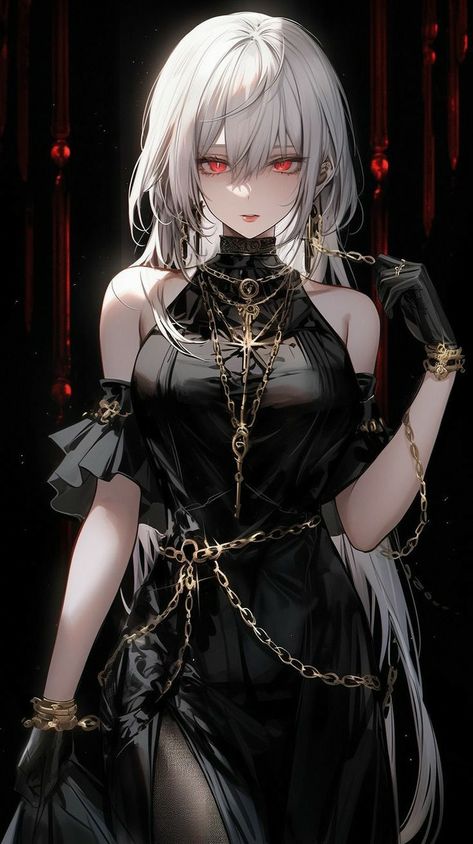 Anime Gothic, Persona Anime, Anime Goth, Anime Show, Queen Anime, Anime Black Hair, Vampire Girls, Vampire Art, Japon Illustration