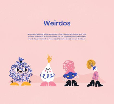 on Behance Branding Character Design, Character Exploration, Kids Branding Design, Quirky Illustration, Kids Branding, 로고 디자인, Graphic Design Inspiration, Graphic Design Illustration, Character Illustration