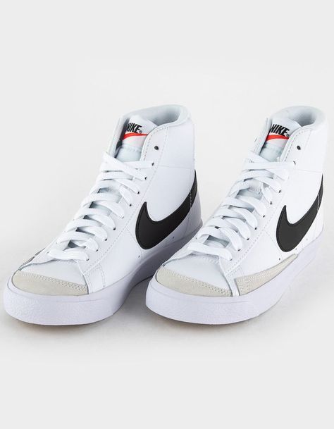 NIKE Blazer Mid '77 Kids Shoes | Tillys Girls Nike Blazers, Dress Shoes For Teen Boys, Kids Nike Blazers, Mike Blazers, Nike Blazers Mid 77's, Shoes To Get For School, Nike For Boys, Cute Cheap Shoes