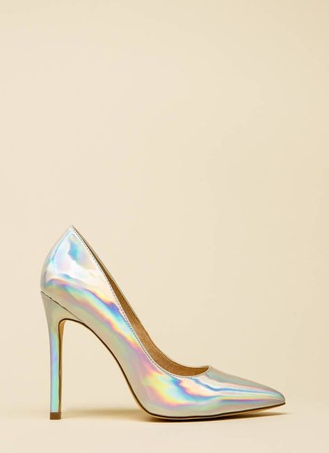 Holographic Reference, Hologram Dress, Holographic Shoes, Holographic Fashion, Holographic Iridescent, Holography, Art Account, Jewellery Design Sketches, Hot Heels