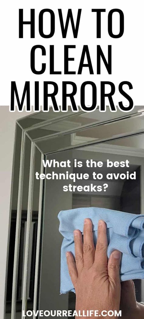 How To Clean Bathroom Mirrors, Streak Free Mirror Cleaner, Best Mirror Cleaner, Mirror Cleaner Diy, Homemade Mirror Cleaner, How To Clean A Mirror Without Streaks, Cleaning Mirrors Best Way To, Best Way To Clean Mirrors, How To Clean Mirrors Streak Free