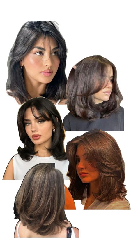 Long Bob 90s Hairstyles, 90s Hair Short Shoulder Length, Bouncy Shoulder Length Hair, 90s Bob Round Face, Jessica Alba Hair Short, 90s Layers Short Hair, Layer Haircut For Short Hair, Shoulder Length Blowout, Edgy Shoulder Length Hair