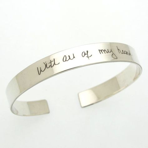 Allergy Bracelet, Mens Bracelet Personalized, Custom Engraved Bracelet, Silver Engraved Bracelet, Handwriting Bracelet, Romantic Gifts For Him, Engraved Handwriting, Signature Bracelet, Handwriting Jewelry