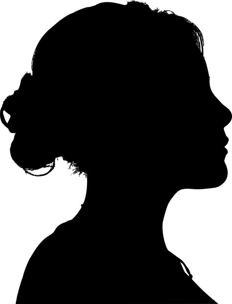 Women Silouhette Painting, Woman Sillhoute Aesthetic, Side Silhouette Woman, Woman Shadow Drawing, Female Head Silhouette, Woman Profile Silhouette, Silloettes Art Women, Woman Side Profile Silhouette, Profile Silhouette Art