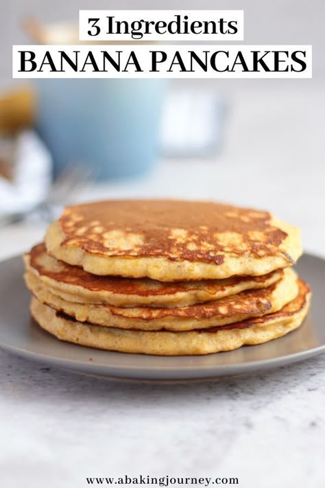 Pancakes Using Bananas, Banana Baby Pancakes, Toddler Banana Pancakes, Banana Pancakes Baby, Banana Flour Pancakes, Milktart Recipe, Paleo Banana Pancakes, Banana Egg Pancakes, Healthy Banana Pancakes