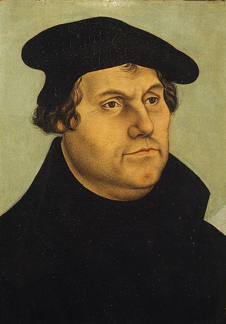 Workshop of Lucas Cranach the Elder, Portrait of Martin Luther, c. 1532 Martin Luther Reformation, Cranach The Elder, Reformation Day, Lucas Cranach, Protestant Reformation, History Timeline, Church History, Martin Luther, Metropolitan Museum Of Art