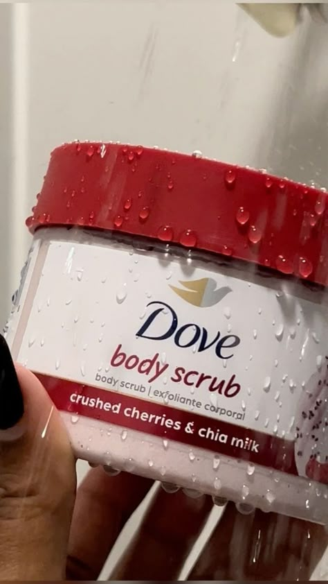 Chia Milk, Dove Scrub, Dove Body Scrub, Dove Skincare, Dove Exfoliating Body Polish, Exfoliating Body Polish, Shower Skin Care, Body Polish, Pretty Skin Care